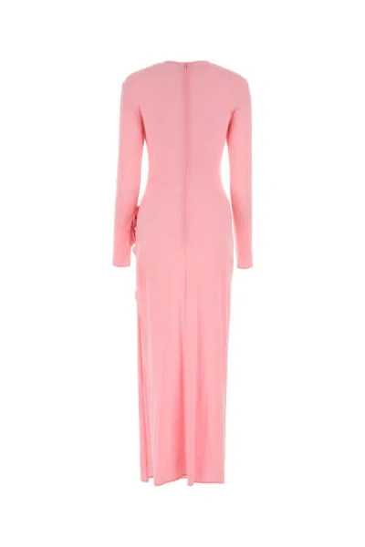 Shop Magda Butrym Woman Pink Jersey Dress
