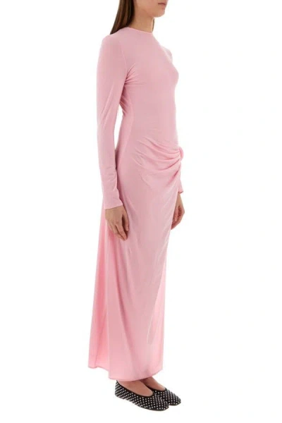 Shop Magda Butrym Woman Pink Jersey Dress