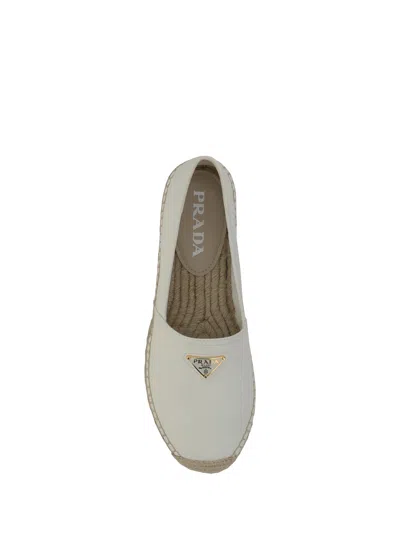 Shop Prada Women Espadrilles In Cream