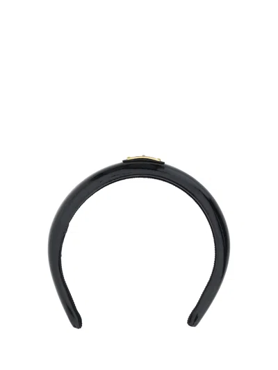 Shop Prada Women Headband In Black