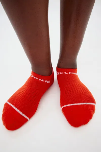 Shop Girlfriend Collective Blood Orange Ankle Sock