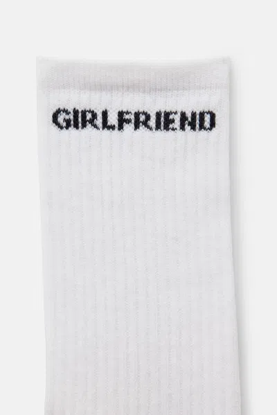 Shop Girlfriend Collective White/black Crew Sock