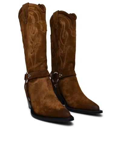 Shop Sonora Woman  Brown Suede Boots
