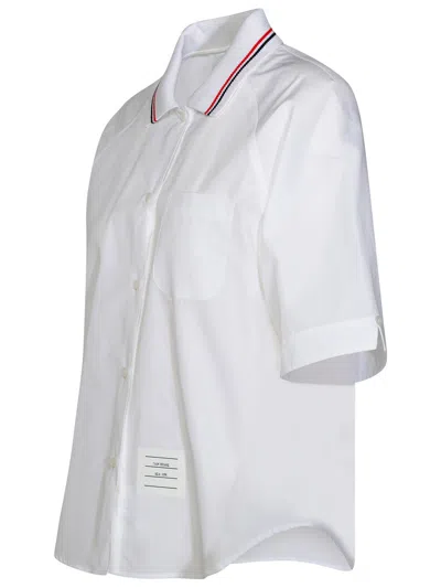 Shop Thom Browne White Cotton Shirt Woman