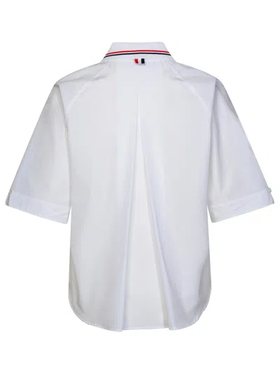 Shop Thom Browne White Cotton Shirt Woman
