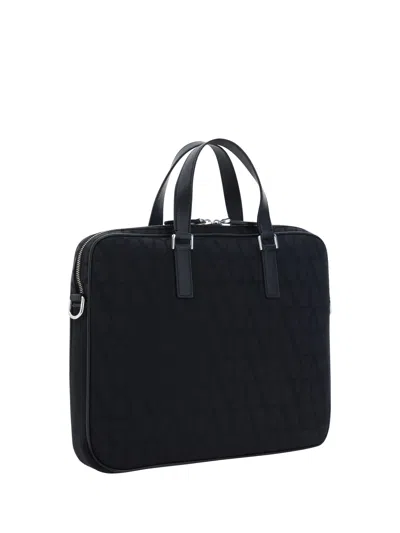 Shop Valentino Garavani Men  Garavani Toile Iconographe Shoulder Bag In Black