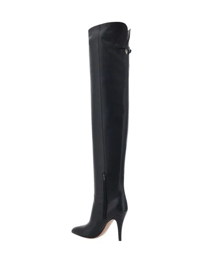 Shop Valentino Garavani Women  Garavani Vlogo Heeled Boots In Black