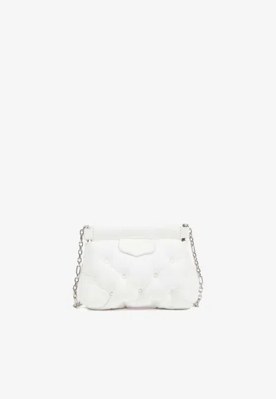 Shop Maison Margiela Baby Classique Glam Slam Shoulder Bag In White