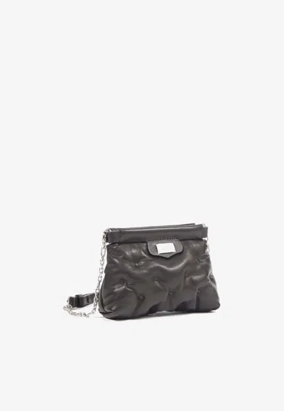 Shop Maison Margiela Baby Classique Glam Slam Shoulder Bag In Black