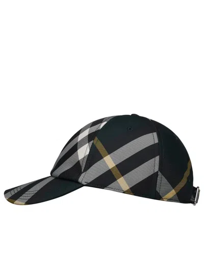 Shop Burberry Green Cotton Hat