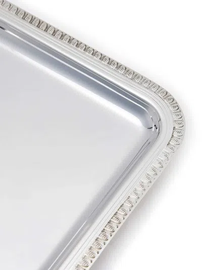 Christofle Malmaison Rectangular Tray In Silver
