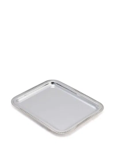 Christofle Malmaison Rectangular Tray In Silver