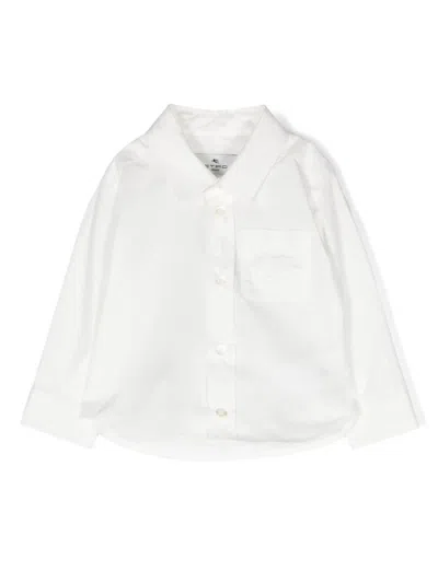 Shop Etro Kids Shirt In White