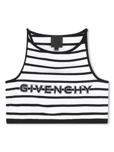 Shop Givenchy Kids Top In White