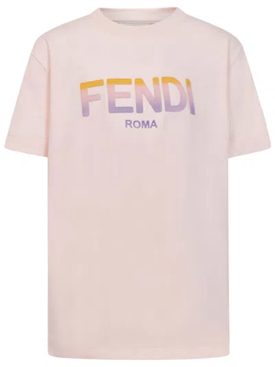 Shop Fendi Kids T-shirt