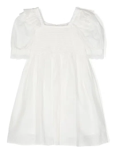 Shop Stella Mccartney Junior Dress In White