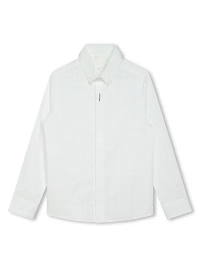 Shop Givenchy Kids Shirt In White