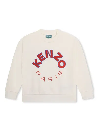 Shop Kenzo Kids Sweatshirt In White