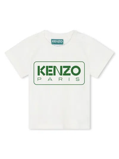 Shop Kenzo Kids T-shirt In White