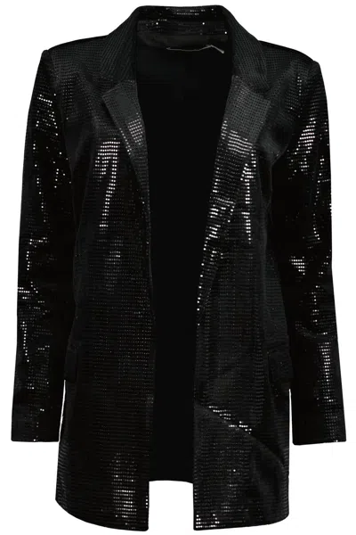 Shop Bishop + Young Steal The Night Sequin Blazer In Black