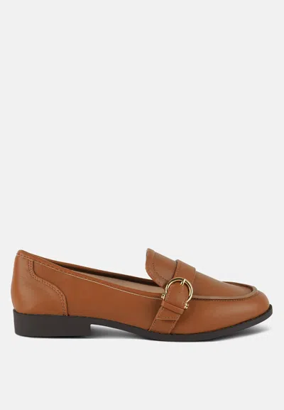 LONDON RAG SHEBOSS BUCKLE DETAIL LOAFERS 