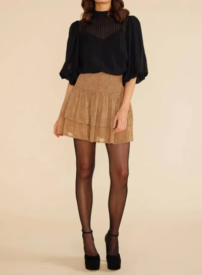 Shop Minkpink Luca Mini Skirt In Leopard In Brown