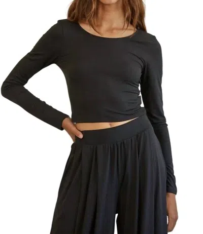 Shop By Together Larger Than Life Long Sleeve Top In Black