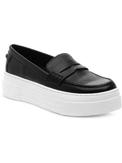 Shop J/slides Ava Womens Suede Slip On Loafers In Black