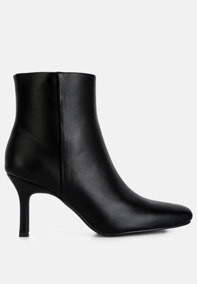 Shop London Rag Jerry High Ankle Stiletto Boots In Black