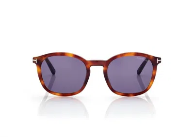 Shop Tom Ford Men's Jayson Sunglasses In Blonde Havana In Multi