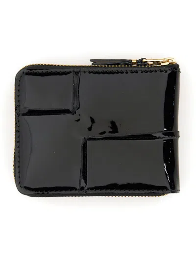 Shop Comme Des Garçons Reversed Herm Wallet Unisex In Black