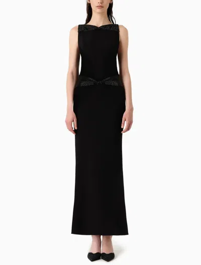 Shop Giorgio Armani Dresses Black