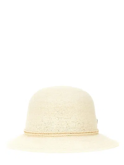 Shop Helen Kaminski Hat "jolie" In Ivory