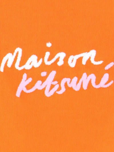 Shop Maison Kitsuné Maison Kitsune' T-shirts And Polos In Orange