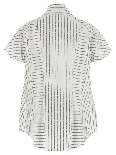 Shop Vivienne Westwood 'twisted Bagatelle' Shirt In White/black