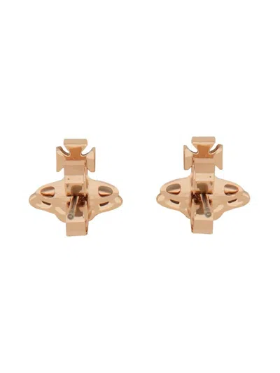 Shop Vivienne Westwood "balbina" Earrings In Pink