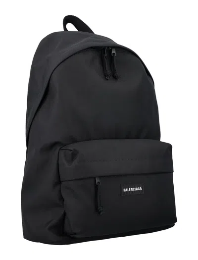 Shop Balenciaga Explorer Backpack In Black