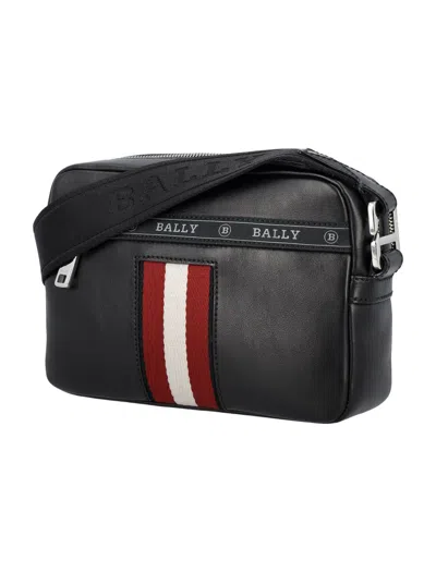 Shop Bally Hal Shoulder Bag In Black