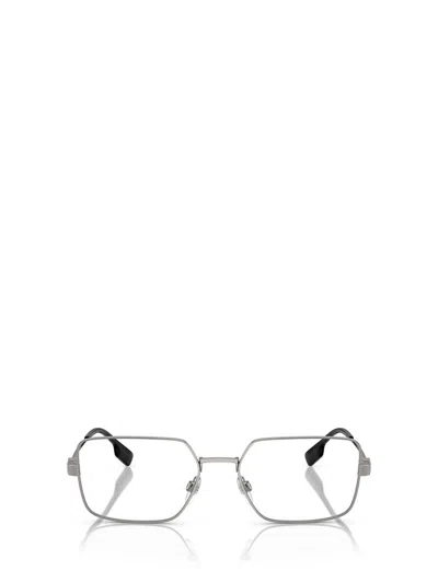Shop Burberry Eyeglasses In Gunmetal