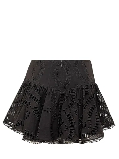 Shop Charo Ruiz Ibiza Favik Short Skirt In Black