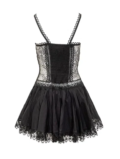 Shop Charo Ruiz Ibiza Terely Short Dress In Black