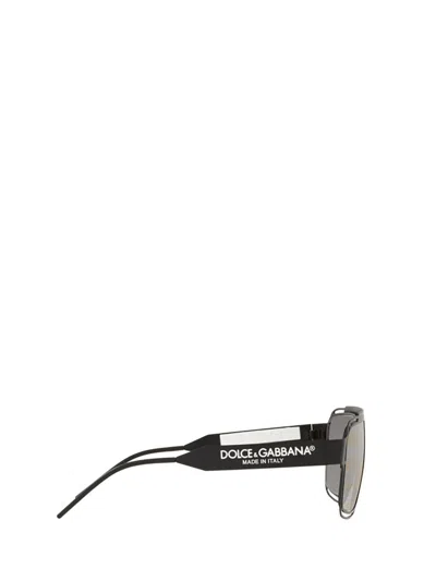 Shop Dolce & Gabbana Eyewear Sunglasses In Matte Black