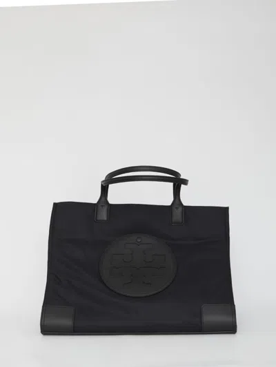 Shop Tory Burch Large Ella Tote Bag In Black