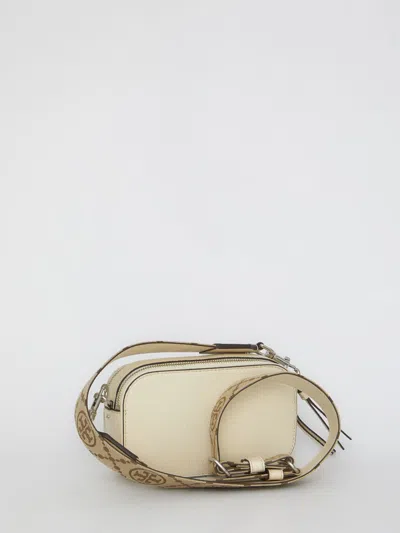 Shop Tory Burch Miller Mini Bag In Ivory