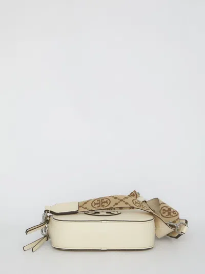 Shop Tory Burch Miller Mini Bag In Ivory