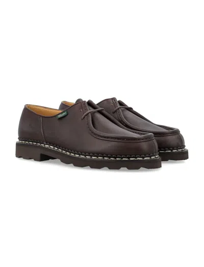 Shop Paraboot Michael Marche Ii Laced Shoes In Cafe
