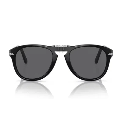 Shop Persol Po0714sm Steve Mcqueen Sunglasses In 95/b1 Black