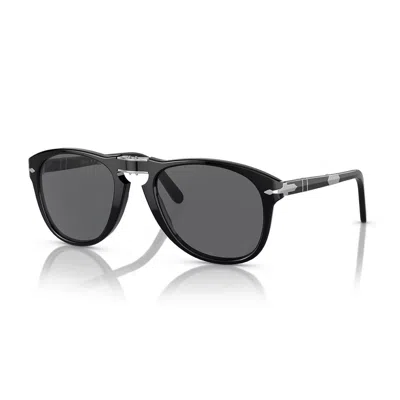 Shop Persol Po0714sm Steve Mcqueen Sunglasses In 95/b1 Black