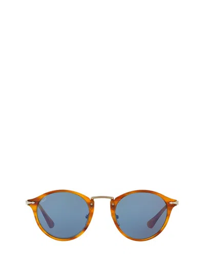 Shop Persol Sunglasses In Striped Brown