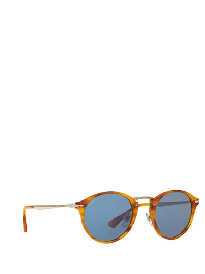 Shop Persol Sunglasses In Striped Brown